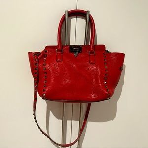Valentino rock stud grainy bag- amazing condition. Like new